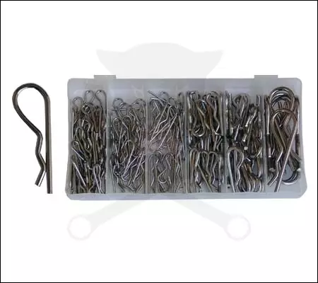 Rugós biztosító szeg készlet 150 db