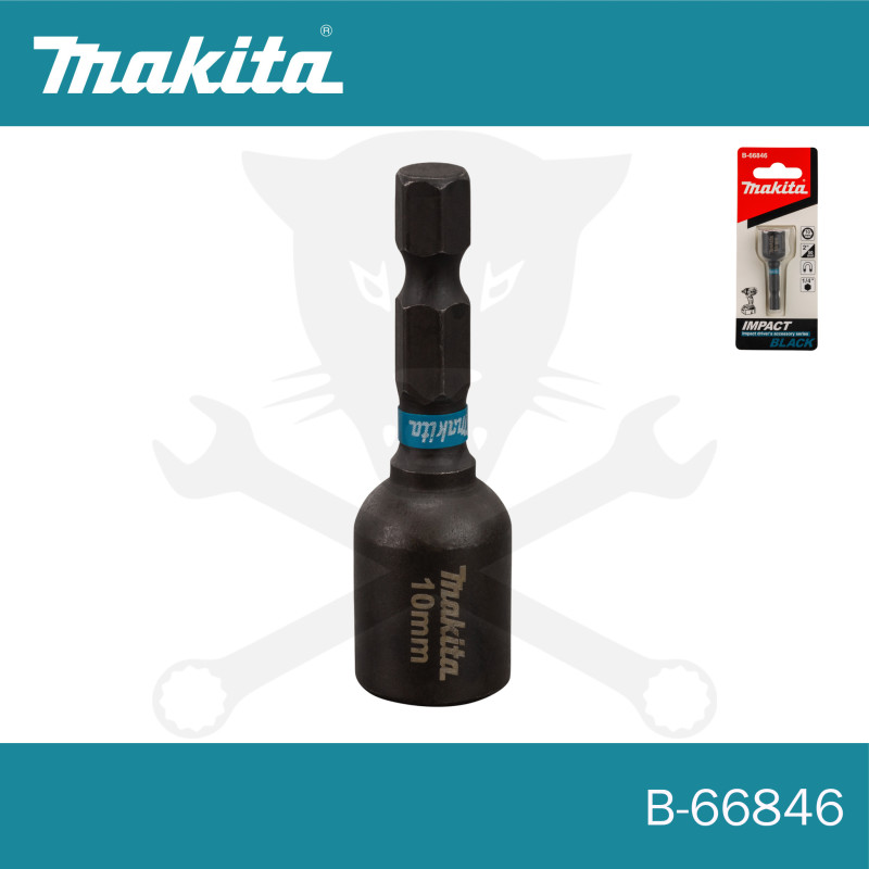 Bit tartó-csavarmegvezető, mágneses, gépi 1/4" x 50 mm 10 mm - Makita