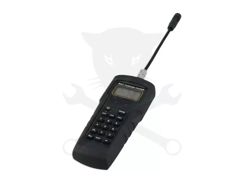 Ékszíjszerelő teszter fogazott V-alakú szíjakhoz 10-600 Hz - Laser