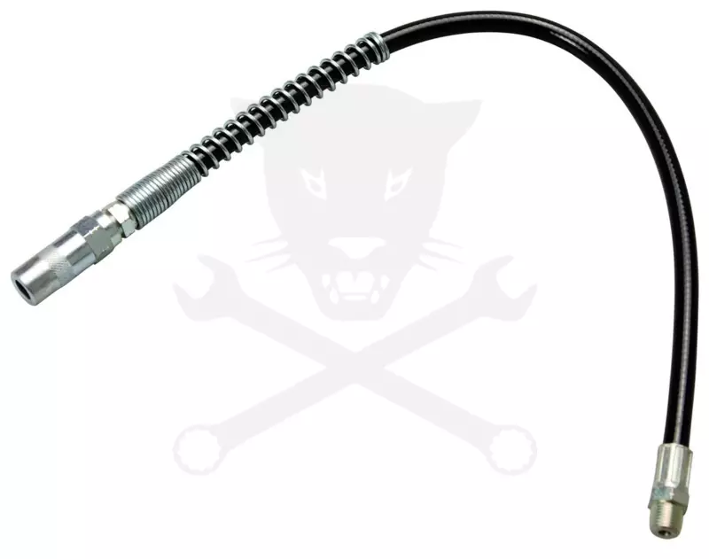 Zsírzócső 30 cm-es NPT1/8"x27 külső menettel + zsírzófej - BGS