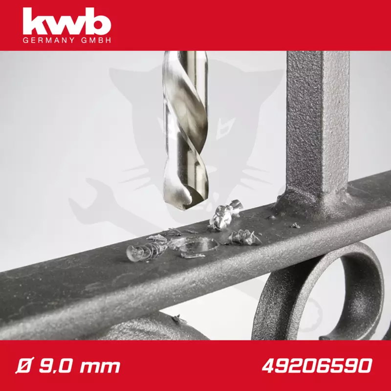 Csigafúró 9,0 mm HSS-G DIN 338 Silver Star, profi - KWB