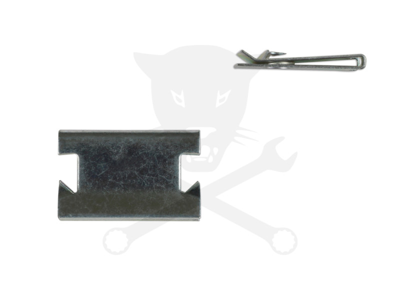 Fém lemezanya"U" készlet 50db 25x11x4.2 mm - Mercedes/Smart