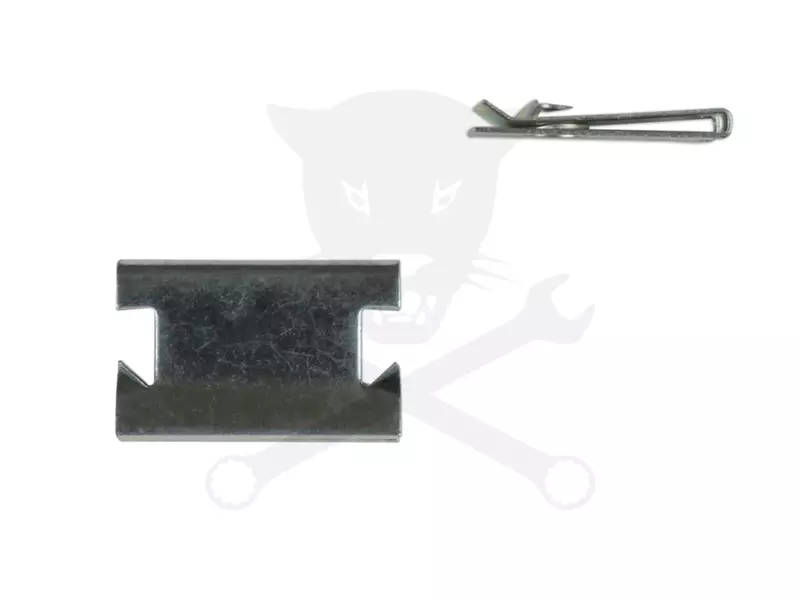 Fém lemezanya"U" készlet 50db 25x11x4.2 mm - Mercedes/Smart