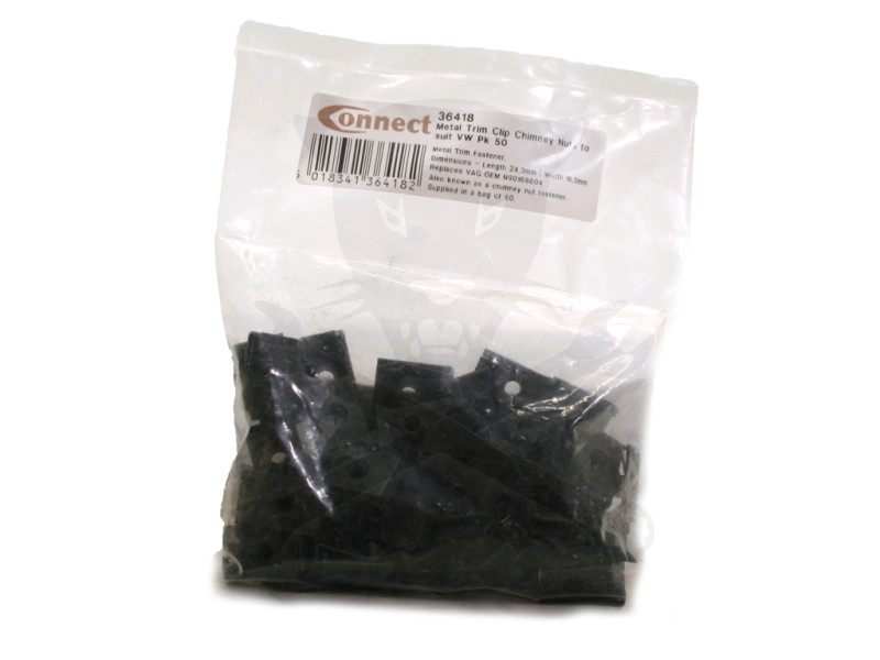 Fém lemezanya"U" készlet 50db 24,3x16,3x6,0 mm Audi/Seat/Skoda/VW