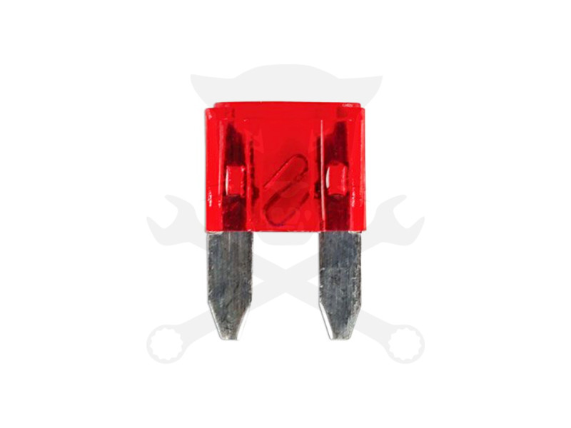 Biztosíték, MINI profilú - 10 Amperes 5 db -