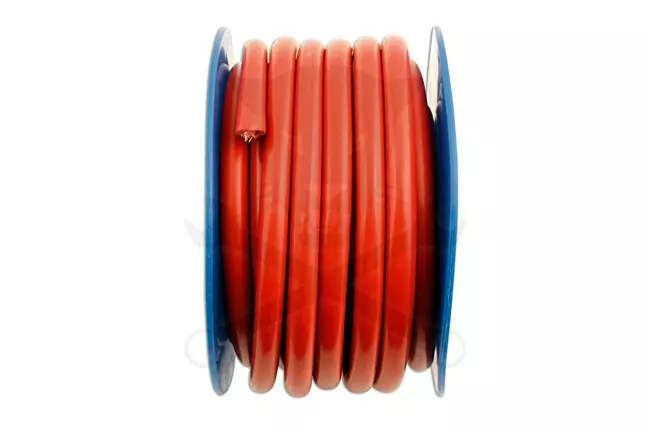 Indító kábel 12V-os piros kábel 25mm2 - 37/0,9 - 10 méter