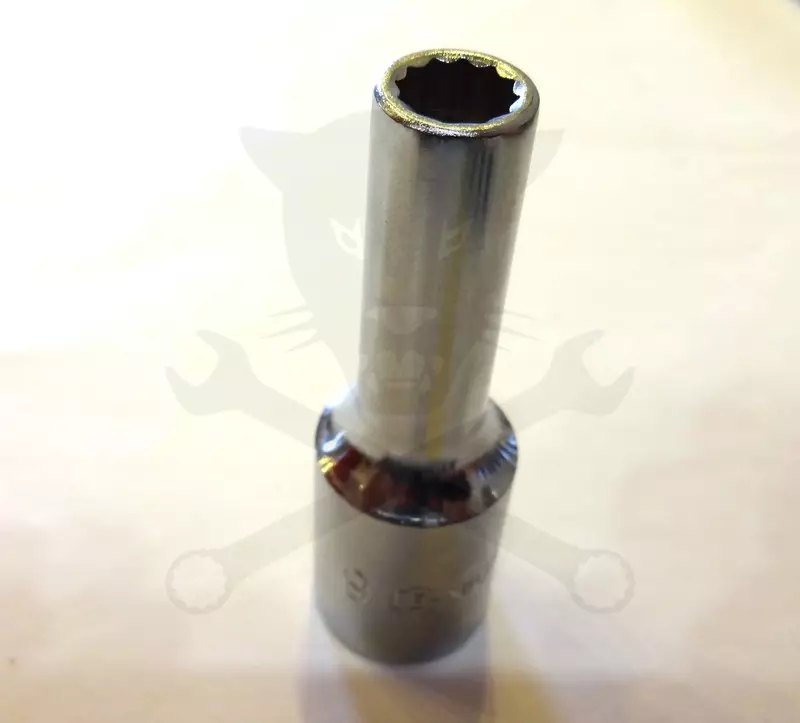 Dugókulcs - crowafej 1/2" 12 szög hosszú 09 mm Genius