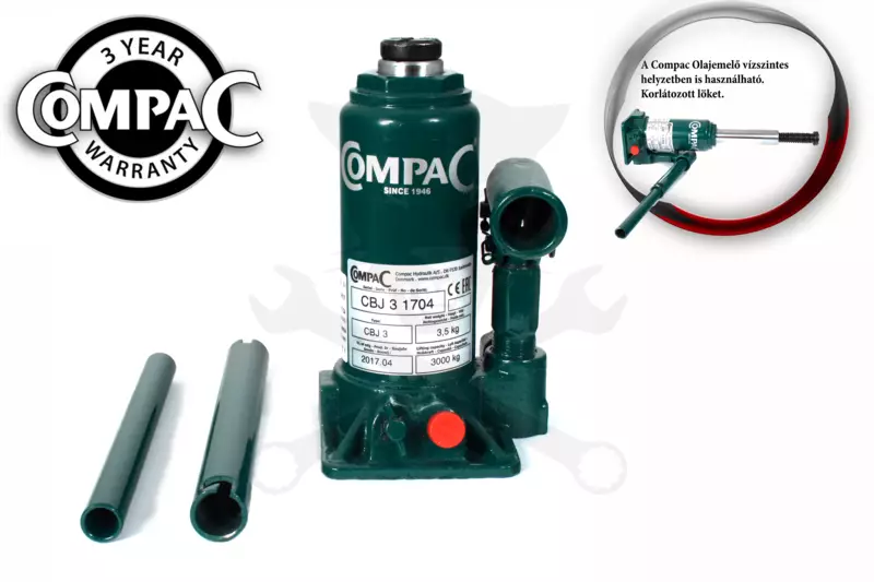 Olajemelő 3 tonnás Compac