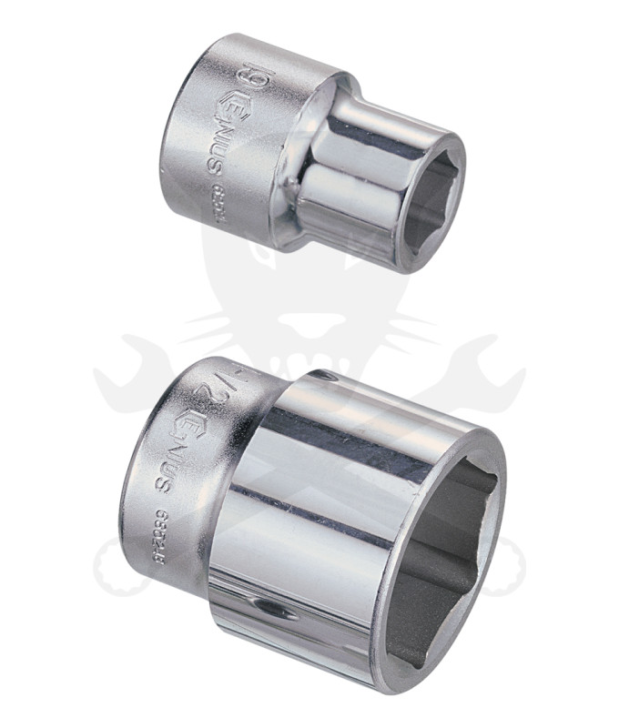 Dugókulcs - crowafej 3/4" 6 lap normál 17 mm Genius