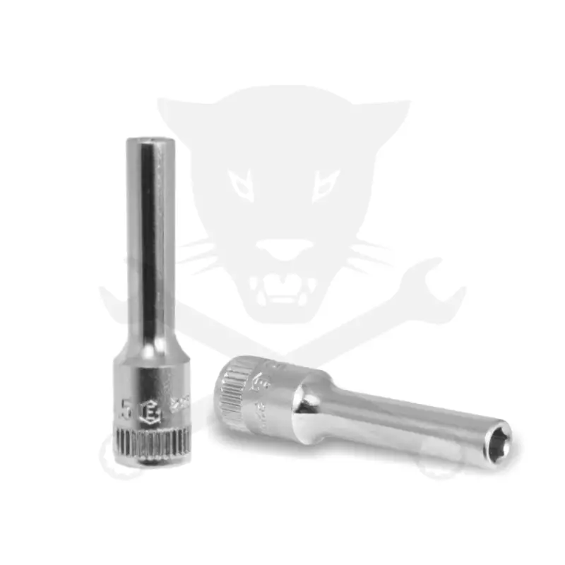 Dugókulcs - crowafej 1/4" 6 lap hosszú 5,5 mm Genius