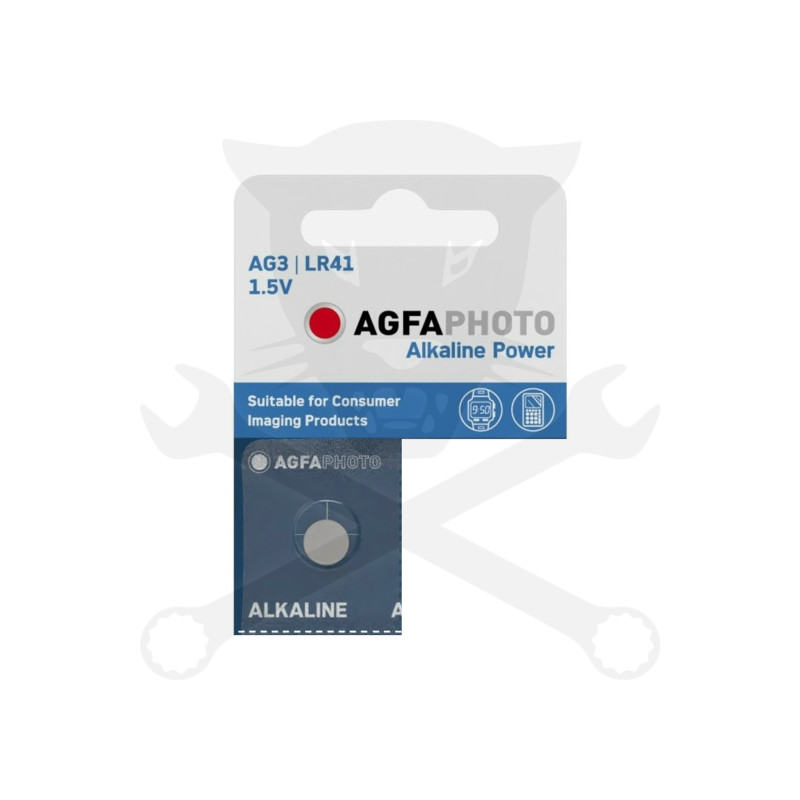Elem 1.5V - LR41 / AG3 gombelem - AgfaPhoto (AGFA-AG3-A)