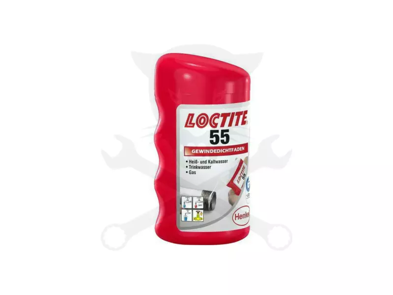 Teflon csőtömítő zsínór 160 m Loctite 55 (LOC.55/160)