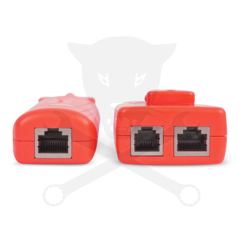 Érpárkereső hangjelzéssel, LED-es, RJ45 kábel teszterrel