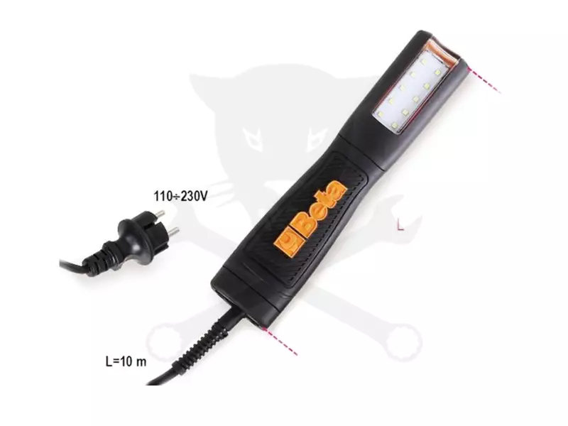 Szerelőlámpa 230V-os 10 méteres kábellel 340 Lumen, IP65 - BETA