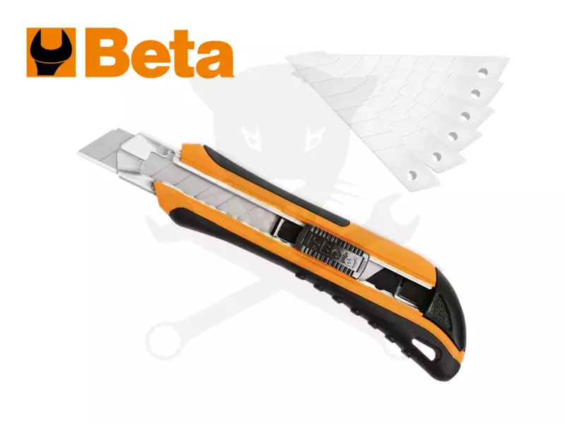 Vágókés BETA dekorkés 18 mm-es 6 db 18 mm tartalékpengével