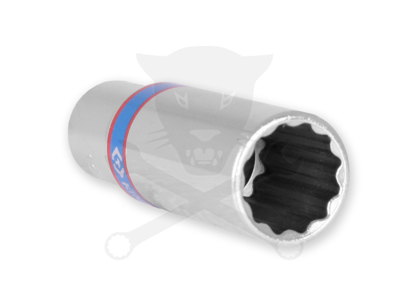 Dugókulcs - crowafej 3/8" 12 lap hosszú 15 mm KingTony
