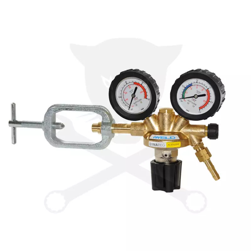 Reduktor Acetilén -  DYNAREG 25/ Bar 5m3/h G 3/8" LH - IWELD
