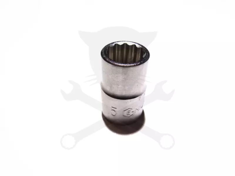 Dugókulcs - crowafej 1/2" 12 szög normál 15 mm Genius
