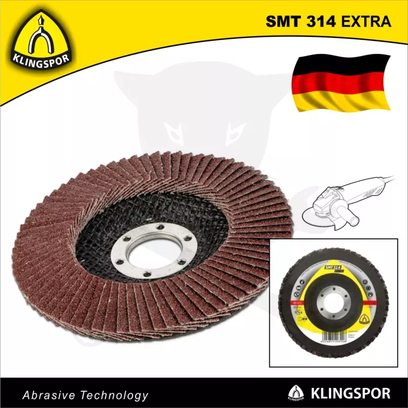 Csiszolótányér, lamellás 125 mm P40 - acél és színesfém - KLN (KLN-322815)