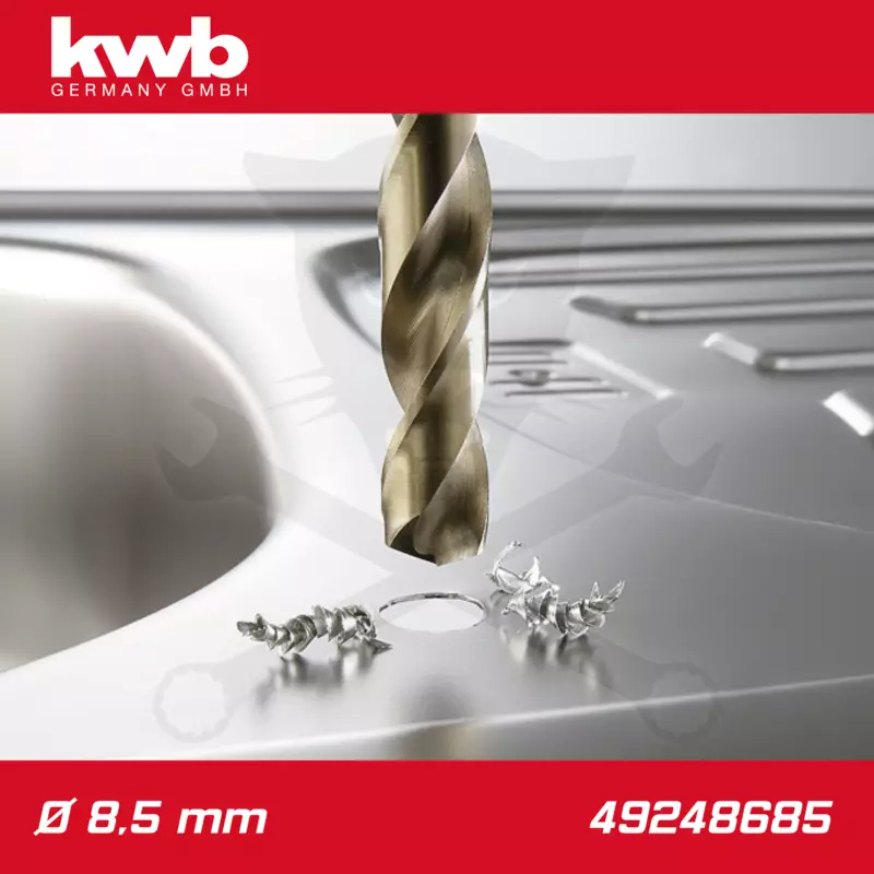 Csigafúró  8,5 mm HSS-G Co5 DIN 338 Twist, profi - KWB