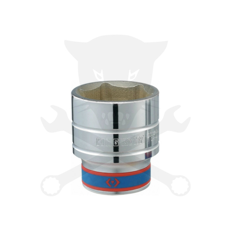 Dugókulcs - crowafej 1/2" 6 lap normál 34 mm King Tony