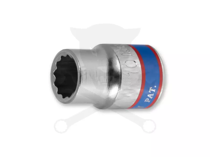 Dugókulcs - crowafej 3/8" 12 lap normál 10 mm