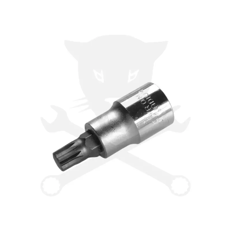 Rátűzőkulcs - crowa+bit 1/2" XZN - Spline M10 x  53 mm BGS