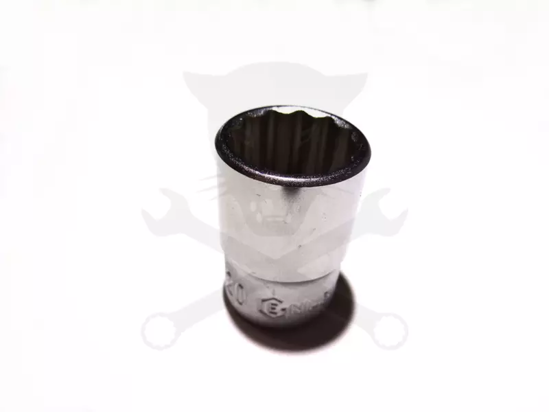 Dugókulcs - crowafej 1/2" 12 szög normál 20 mm Genius