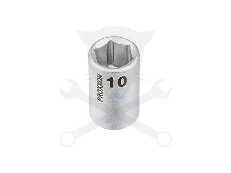 Dugókulcs - crowafej 1/4" 6 lap normál 10 mm Proxxon