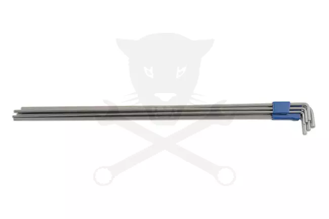 Imbuszkulcs készlet 6 db-os extra hosszú 600 mm-es - Laser