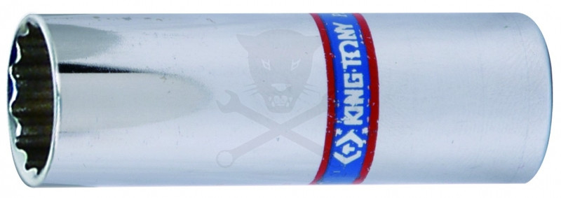 Dugókulcs - crowafej 1/4" 12 szög hosszú 14 mm