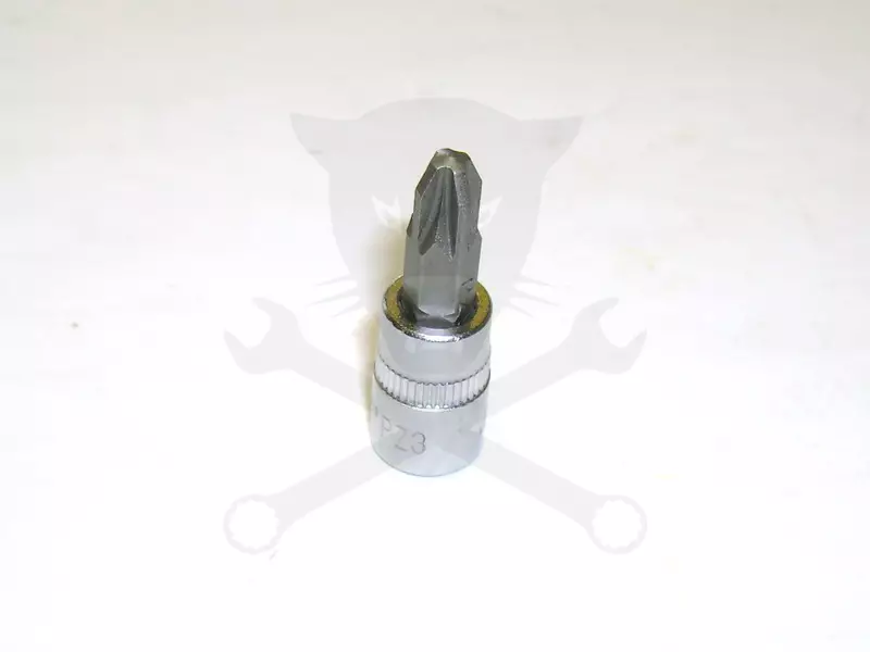 Rátűzőkulcs - crowa+bit 1/4" kereszt PZ3