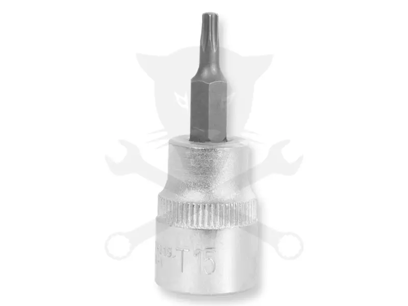 Rátűzőkulcs - crowa+bit 3/8" torx T15