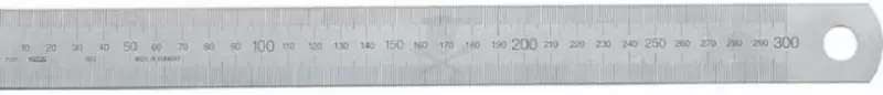 Vonalzó, acél, merev  300 mm x 25 mm csak metrikus (KEN-518-3330K)