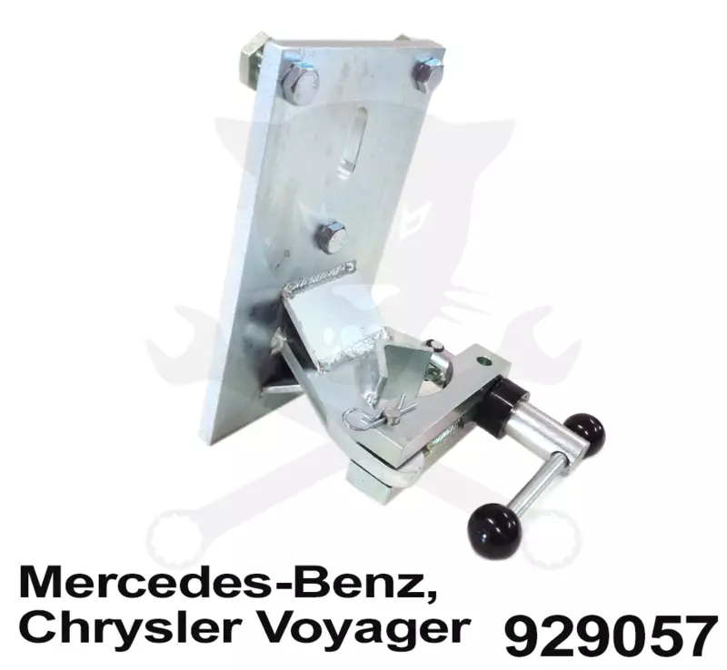 Rugóösszehúzó állványos CSC-hez Adapter: Szorítósatu Mercedes, Chrysler