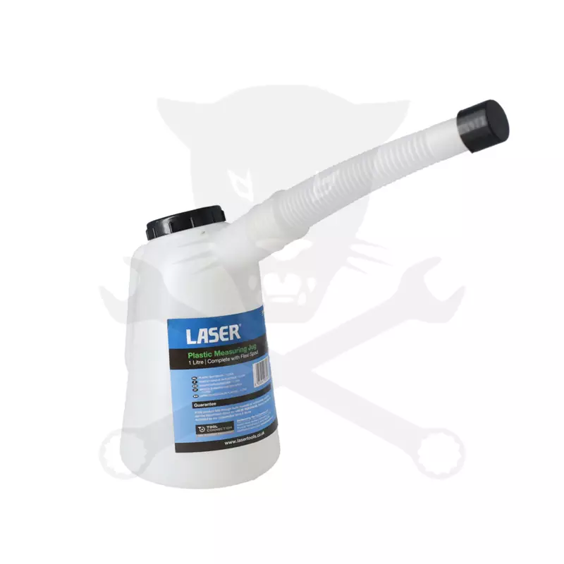 Mérőflakon, csőrös, flexibilis hosszabbítóval 1.0L - Laser