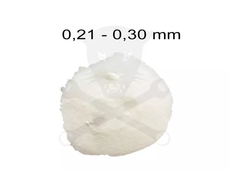 Szóróanyag elektrokorund fehér EK 60 = 0.21-0.30 mm -25 kg