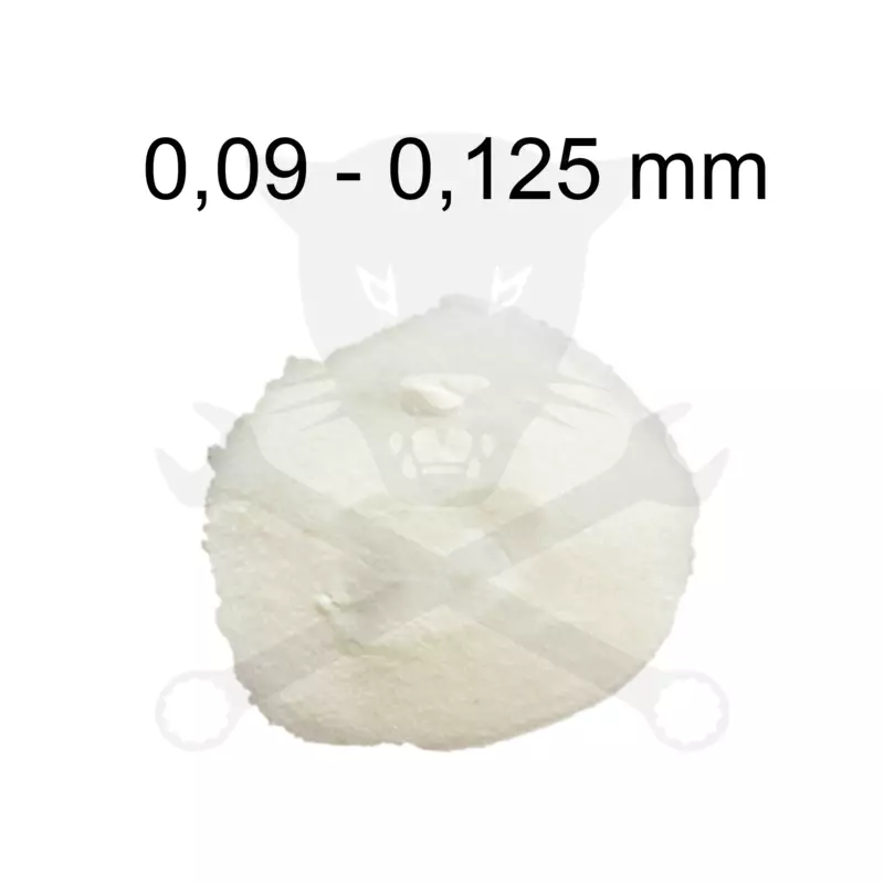 Szóróanyag elektrokorund fehér EK120 = 0,09 - 0,125 mm -25 kg