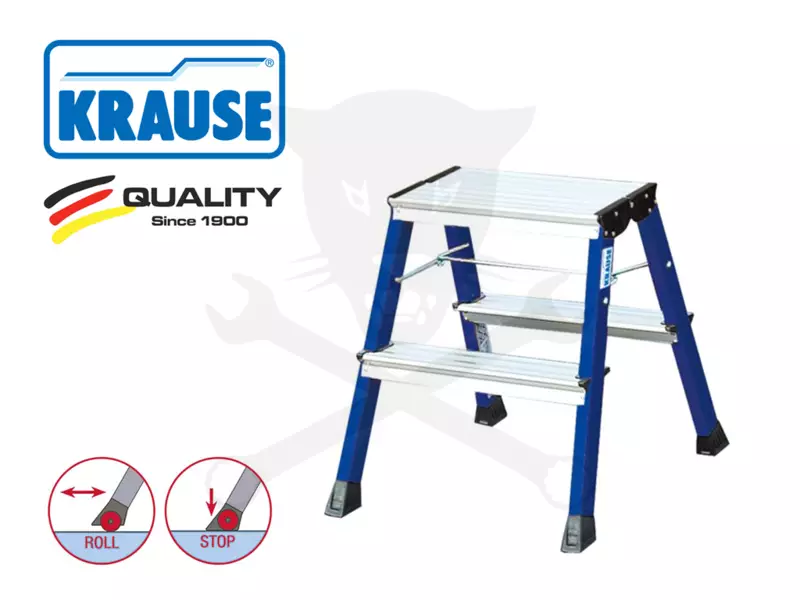 Rolly gurulós fellépő ALU, 2x2 fokos, Kék - MONTO-