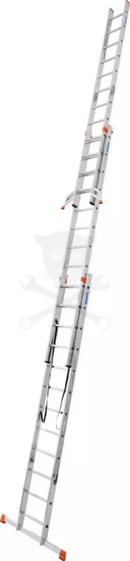 Alu lépcsőfokos sokcélú állólétra 3x12 Fokos Tribilo - MONTO