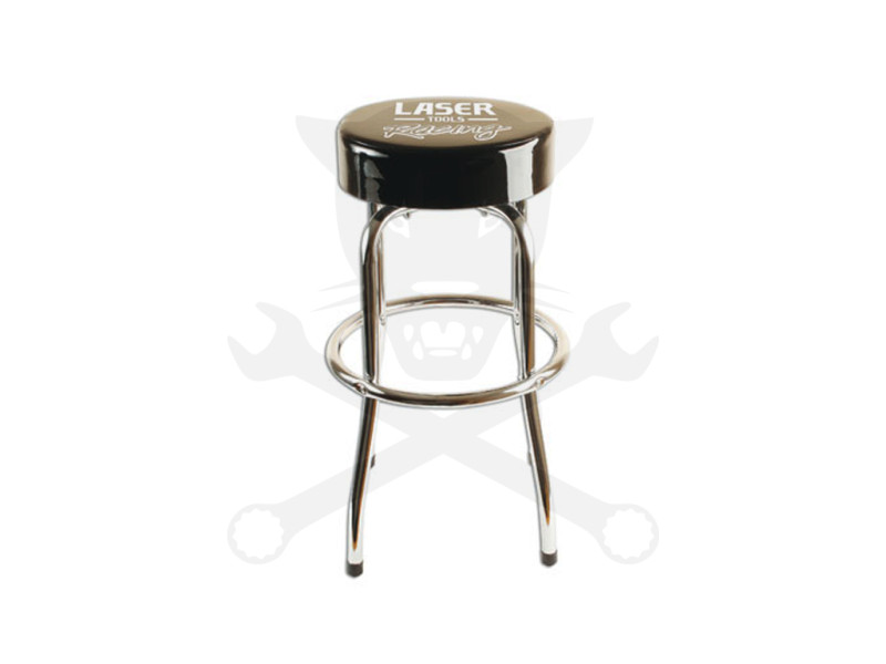 Szerelőszék - bárszék - fekete-króm 720mm magas / 37 mm átmérő  KIFUTÓ