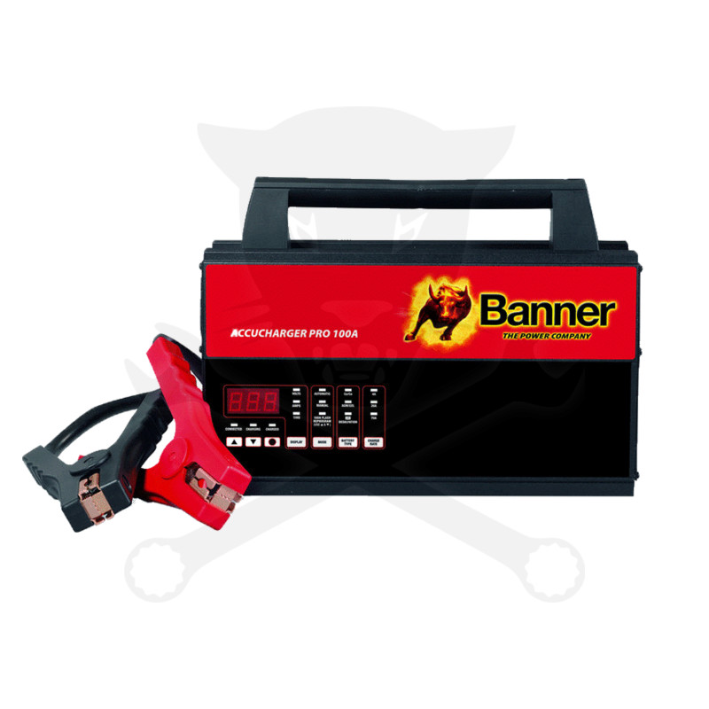 Akkumulátor töltő 06/12/24V - 100A IP20 - Banner Pro 100A