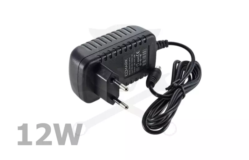 Adapter, hálózati 12V DC - 12W LED szalag tápegységhez ELMARK