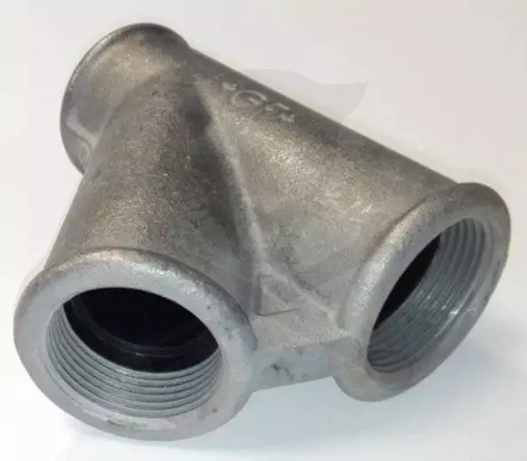 Homokfúvó géphez CLEMCO homokkimenet P-8 gumis Y elosztó 125 mm 1-1/4"