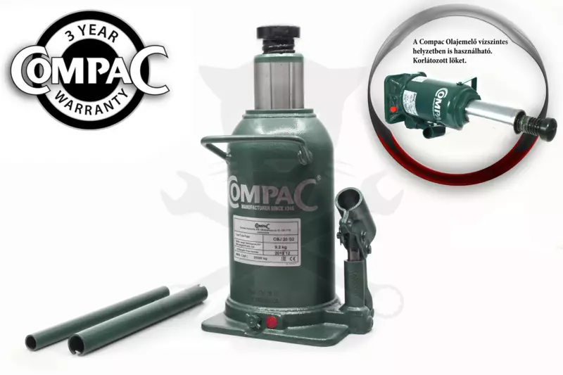 Olajemelő 20 tonnás Compac