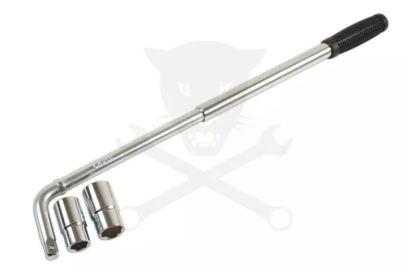 Kerékanya kulcs teleszkópos 350-550 mm 17x19 mm és 21x23 mm - Laser