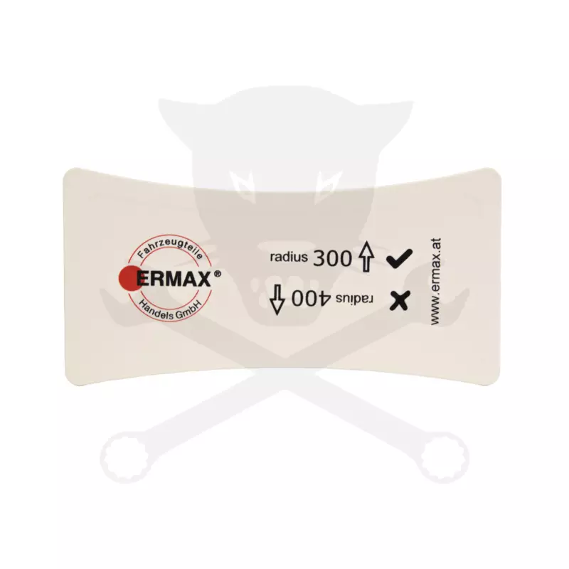 Vizsgasori holttér tükörsablon - teherautós - Ermax