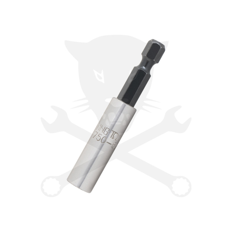 Bit tartó adapter 1/4"- 1/4"-os bithez mágneses