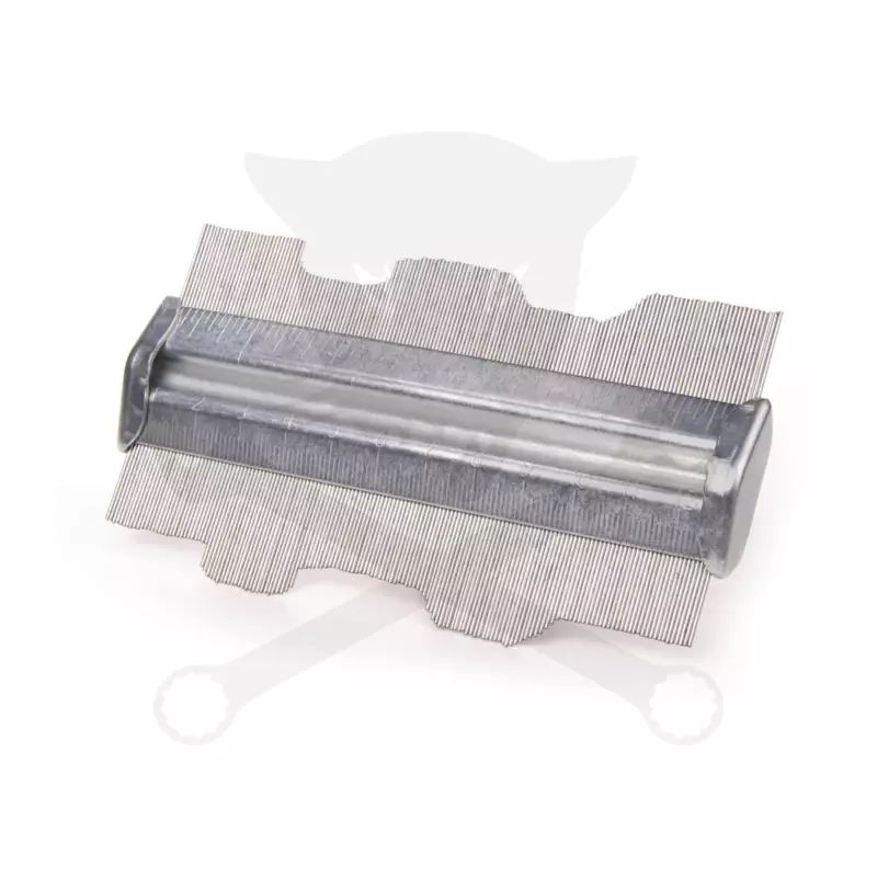 Kontúrmérő sablon 125 mm-es fém BGS