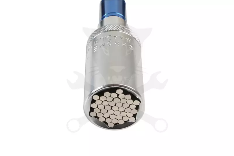 Dugókulcs - crowafej multi univerzális "túlélő fej" + T-fogó 9-21 mm